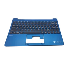 Blue PalmRest Keyboard For Gateway GWTN141-6BL GWTN141-10BL GWTN141-4BL Top Case