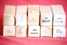 nos 5654w 6ak5 tube made in usa 10 available