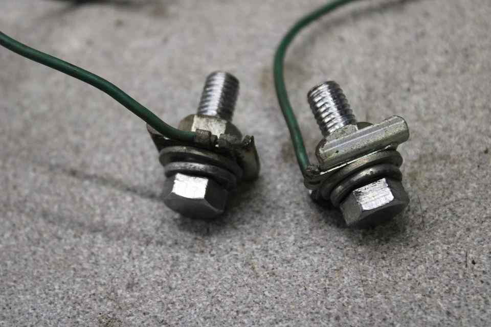 Honda CL125S Scrambler 1974 soportes de faros tierra K15-4816, PU Foto 2 de 4