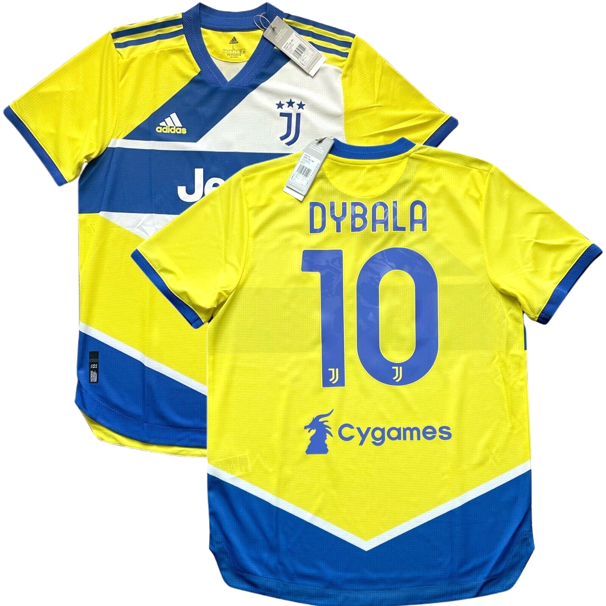 2021/22 Juventus Authentic Third Jersey #10 Dybala Large