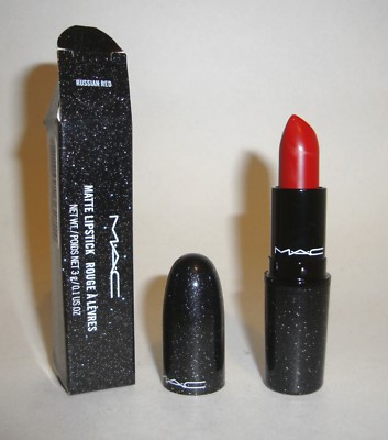 Mac Matte Lipstick Russian Red Nib Ebay