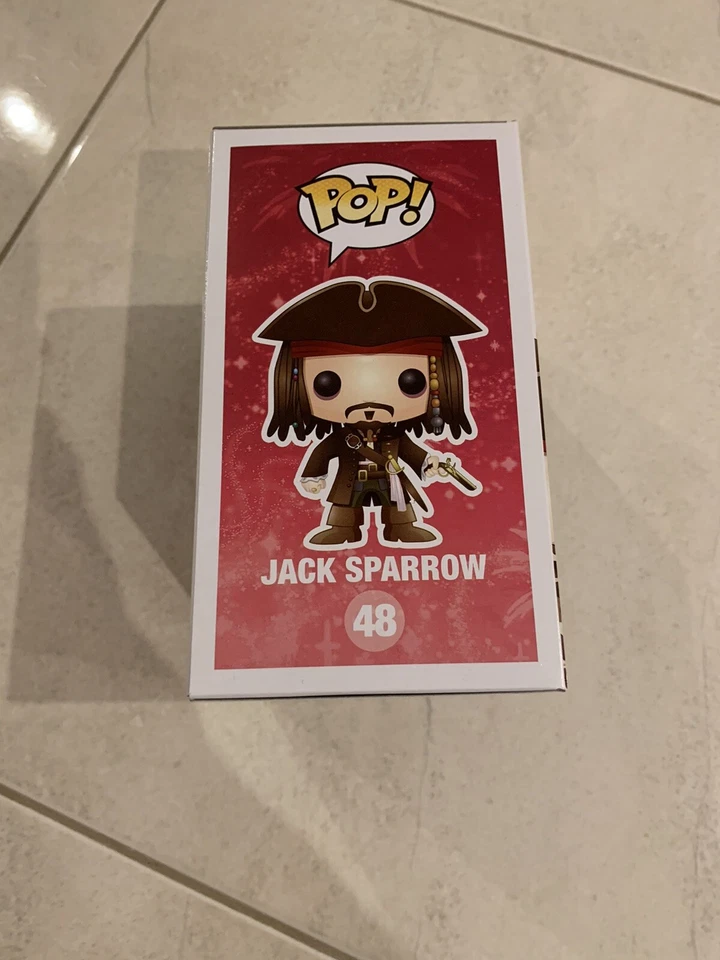 Disney Jack Sparrow #48 FUNKO Pop Vinyl Figure *NEW* AUTHENTIC RARE! +PROTECTOR - image 3 of 4