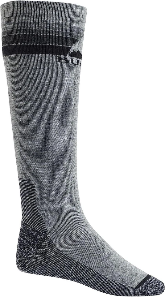 Burton 299494 Mens Emblem Midweight Sock, Gray Heather, Small - Image 2 of 2