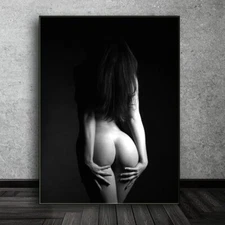 Sexy Woman Canvas Painting Canvas Wall Art Home Decor Wall Mural Black Print Art