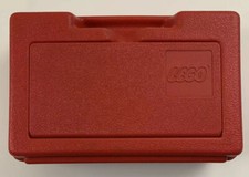 Vintage Lego Red Hard Shell Plastic Storage Case Made In USA