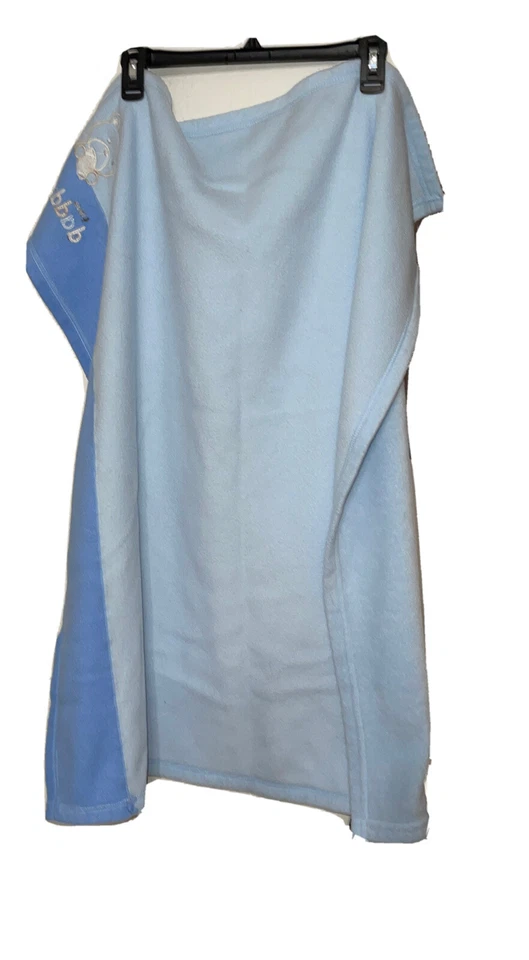 "Manta bebé Carters Child Of Mine azul I Love Daddy Bear Lovey seguridad 30""x34""" Foto 3 de 4