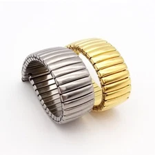 12-22mm Stretch Expansion Spring Stainless Steel Watch Band Strap Bracelet USA