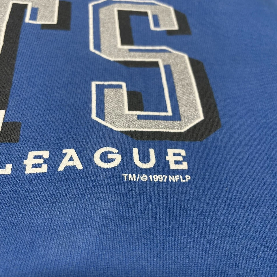 Vintage 90s Indianapolis Colts Hoodie Mens Large NFL Football Hip Hop Hipster - Image 3 of 4