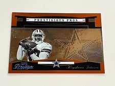 2005 Playoff Prestige Football Orange #/500 - Keyshawn Johnson - Cowboys