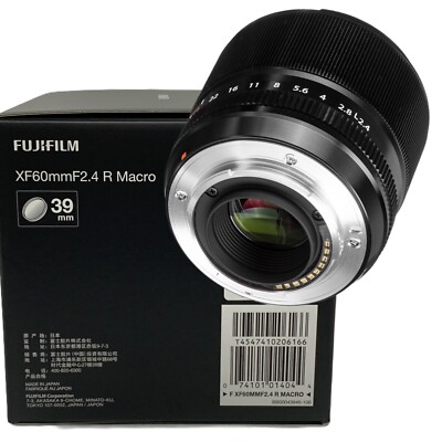 Fujifilm Fujinon XF 60mm F2.4 R Macro Lens for sale online | eBay