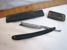 Vintage Straight Razor Morely & Sons Clover Ornate 6/8 Vanity