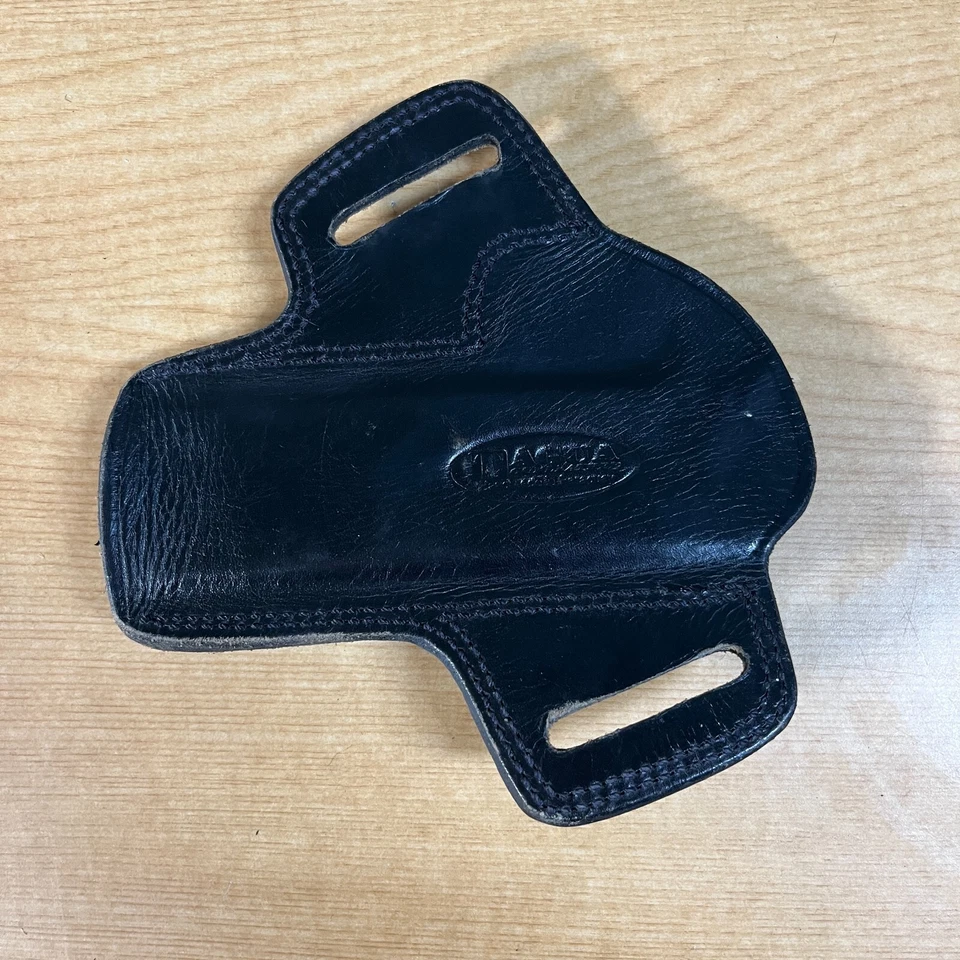 TAGUA Left Hand Black Leather Belt Holster - XD-9 Springfield - Image 2 of 4