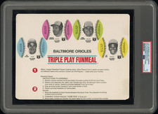 PSA 5 EX 1977 BURGER CHEF FUNMEAL PANEL JIM PALMER / BROOKS ROBINSON ORIOLES