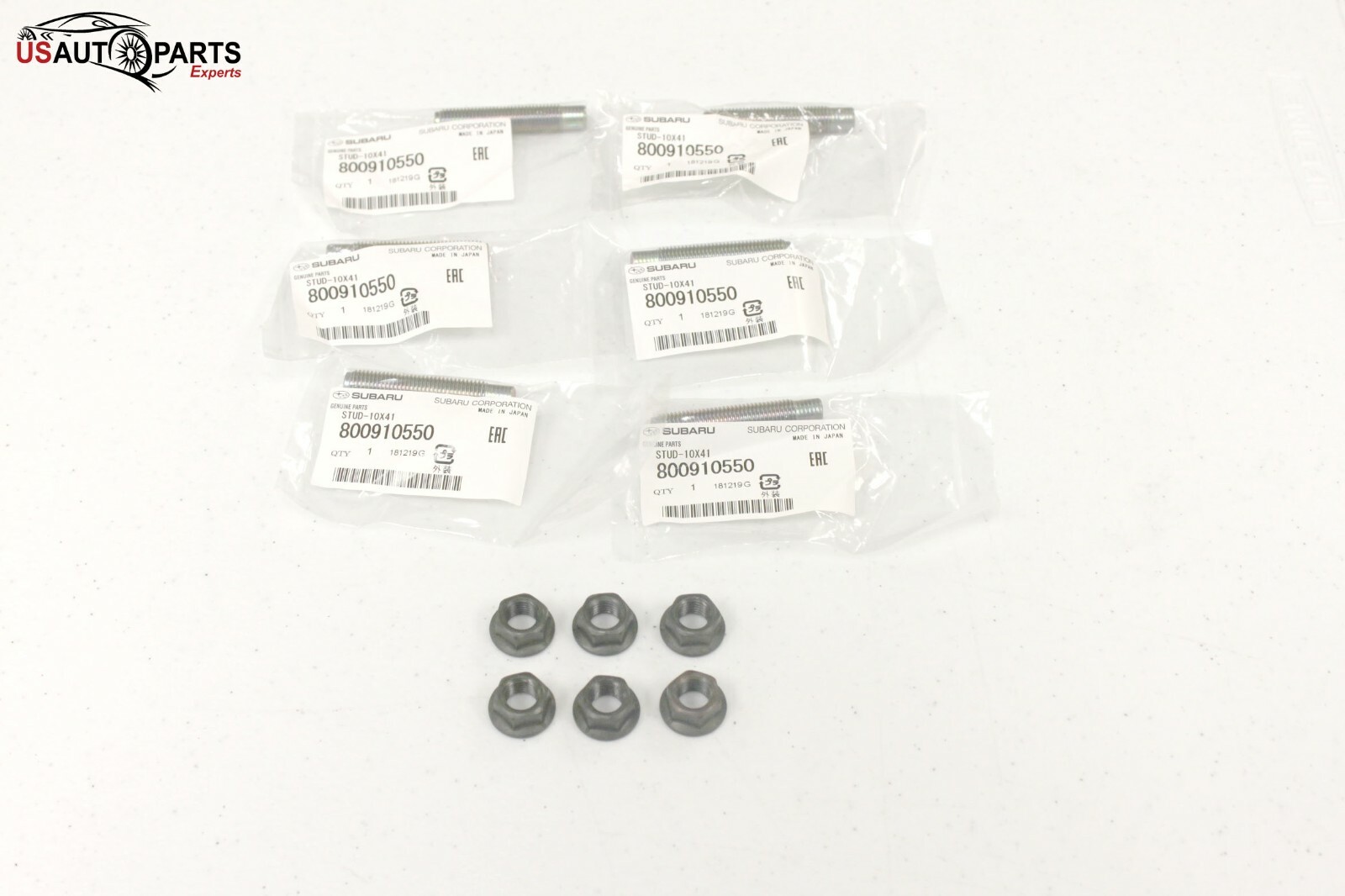 GENUINE Subaru Exhaust Manifold Stud & Nut Kit WRX STI Legacy Impreza
