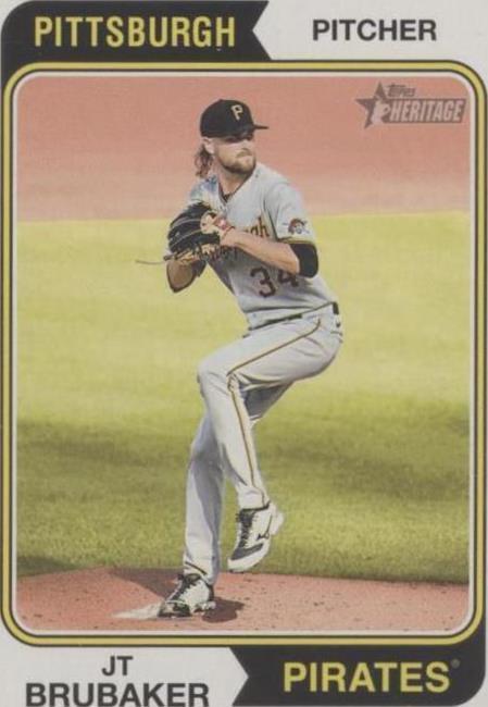 2023 Topps Heritage - JT Brubaker #454 - 1 of 1