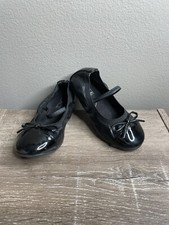 The Childrens Place Girls Size 8 Toddler Black Ballet Flats
