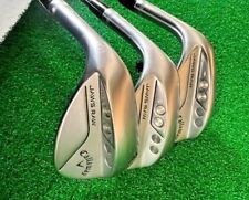 LEFT HANDED CALLAWAY JAWS RAW STEEL EX DEMO CHROME WEDGES