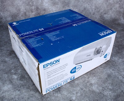 Epson PowerLite S4  LCD Video Projector w/Remote, AC Adapter