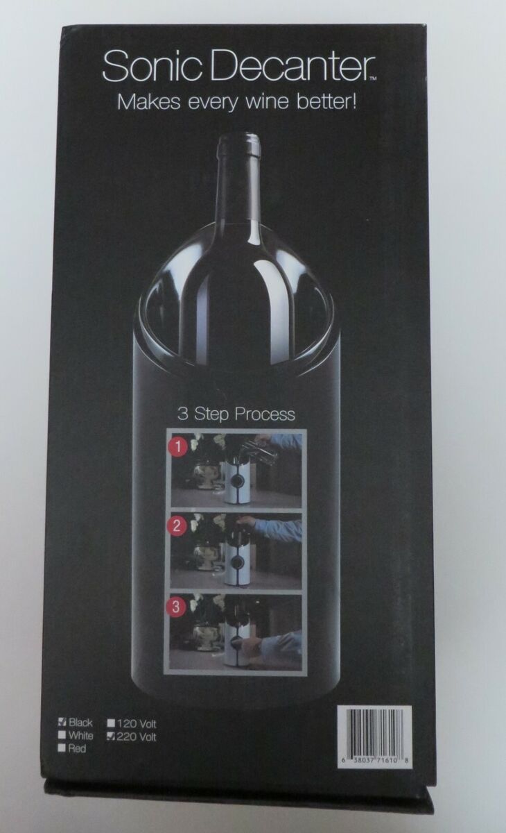 Sonic Wine Decanter Color Black