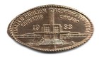 Copper elongated penny (cent) CENTURY OF PROGRESS INTERNATIONAL EXHIBITION #33a — photo 1
