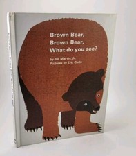 Vtg 1st edition 1st Print HC 1967  Brown Bear What Do You See? Eric Carle 