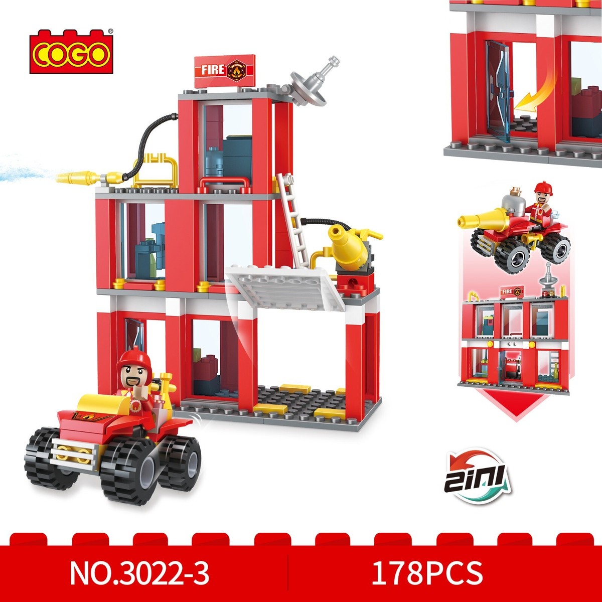 Cogo City Cogo Blocks Website Cogo Fire Station COGO City Fire