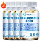 Hyaluronic Acid 850mg Capsules Non-gmo & Gluten-Free 60 Caps w/ Vitamin C & E