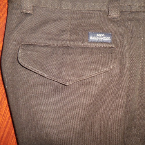 HUGO BOSS Herren Freizeithose dunkelbraun Größe 34-36 31 Schrittlänge Baumwolle - Bild 2 von 7