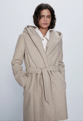 hooded coat zara