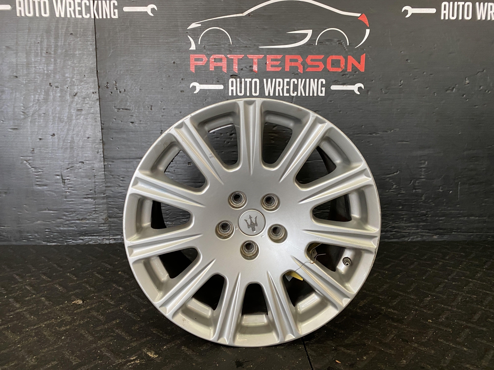 2003-2007 MASERATI QUATTROPORT RR 18"X10.5" 11 SPOKE SILVER