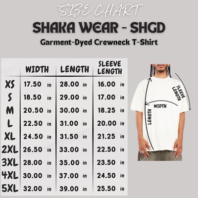 Heavyweight Blank Tee - Vintage Wash Unisex T-Shirt - Shaka Wear