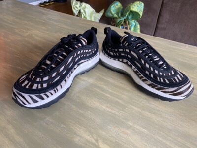 NEW Nike Air Max 97 G NRG Golf Shoes Zebra Black White Jade Aura