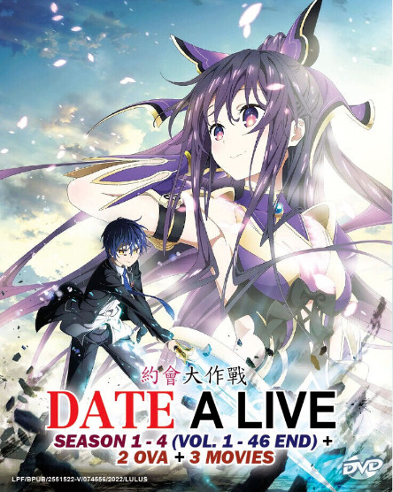 ANIME DVD~ENGLISH DUBBED~Date A Live Season 1-4(1-46End+2 OVA+3 Movie)FREE  GIFT