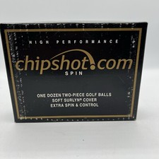 NOS Chipshot.com Hi Performance Pro SPIN Control Golf Balls 3 Doz New -titleist