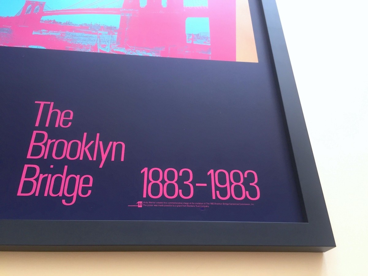 ANDY WARHOL RARE 1983 LITHOGRAPH PRINT FRAMED POP ART POSTER