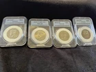 2008 and 2013's Kennedy Half Dollars, uncir. (Lot of 4)
