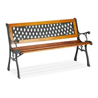 Gartenbank Sitzbank Parkbank Terrassenbank Ruhebank Balkonbank Holz Gusseisen