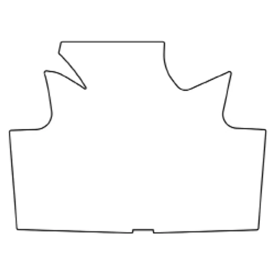 Cubierta de alfombrilla de maletero para AMC Ambassador 1967-1969 cupé/sedán de alta definición Goma Foto 3 de 4