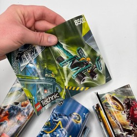 4 x Lego Bionicle Canister Lot + 5 manuals & posters - EMPTY no parts, Throwbots