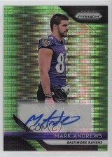 2018 Panini Prizm Rookie Neon Green Pulsar Mark Andrews #RA-MAN Auto 03hd