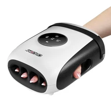 CINCOM Hand Massager with Heat and Compression, Finger and Palm Massage Machi...