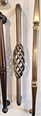 Top Knobs M1242-12-PT Normandy Birdcage 12'' C to C Appliance Pull Pewter Finish