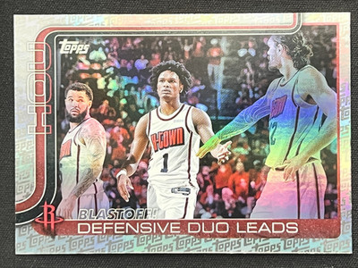 ''Rockets Blast Off'' 2025-26 Topps Fanatics Exclusive Holofoil #297 Houston