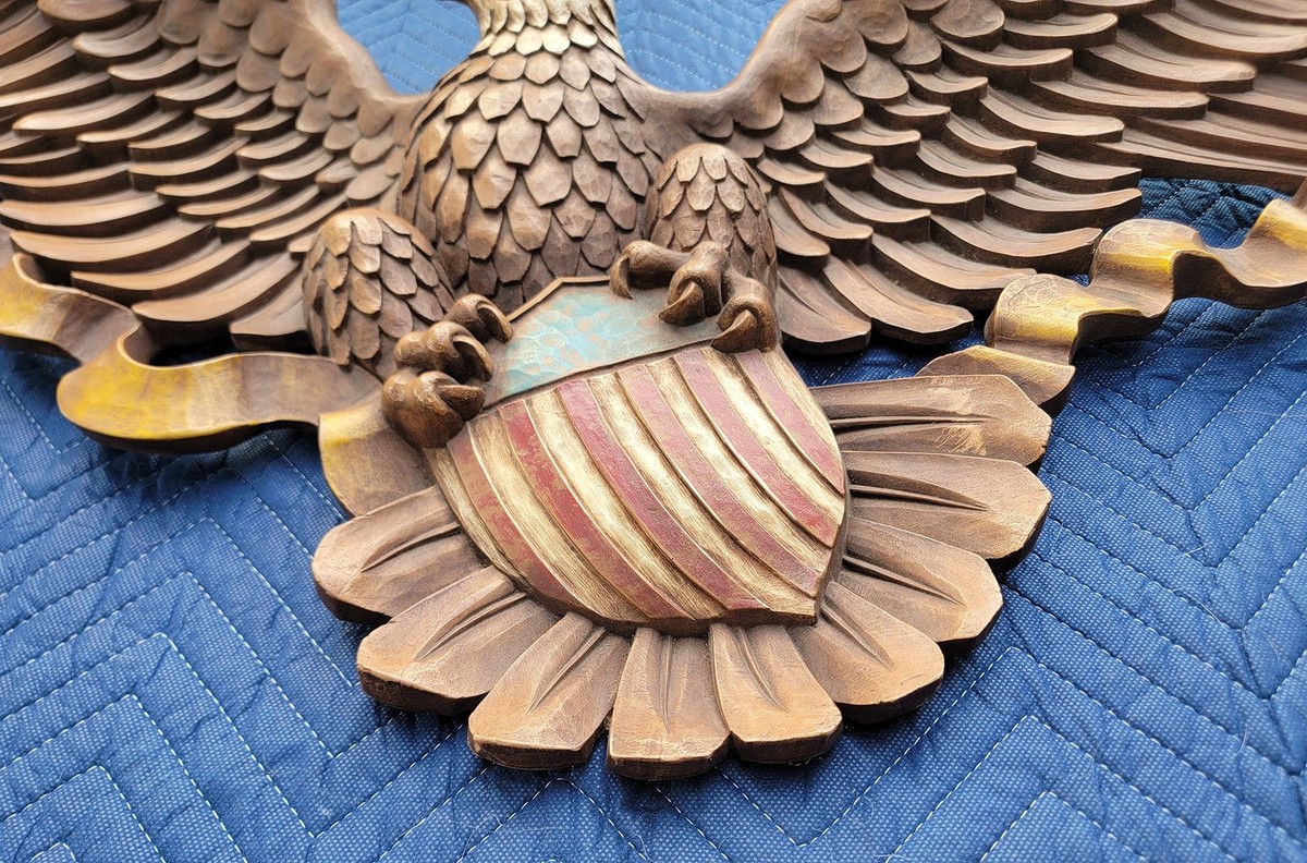 Vintage SYROCO American Eagle Plaque/Sculpture/Wall Hanging/Decor