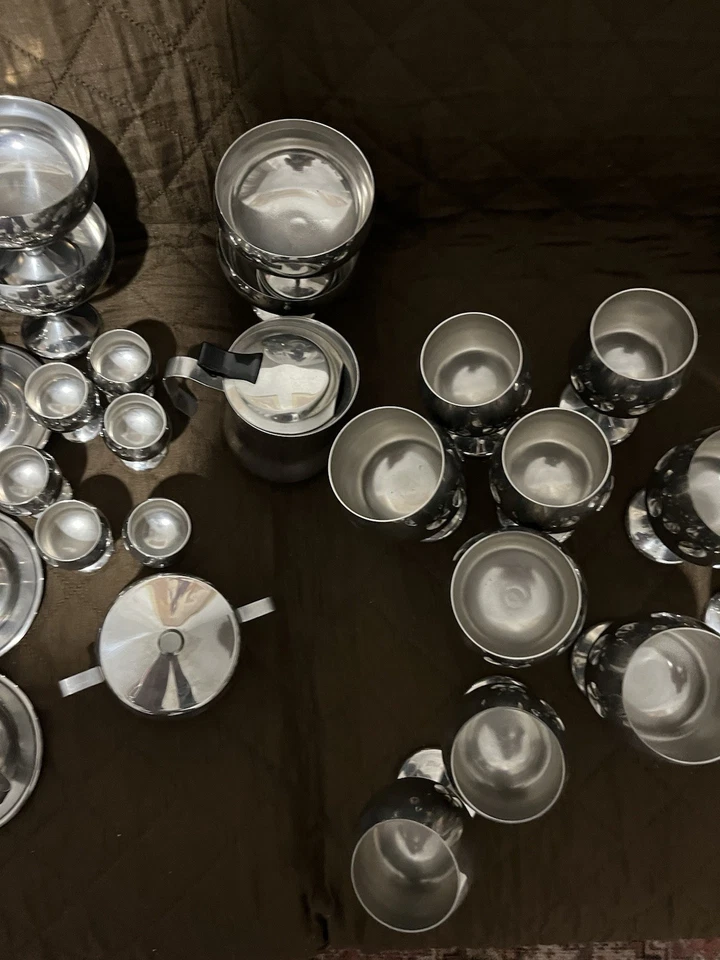 Set Bicchieri In Acciaio - Immagine 3 di 4