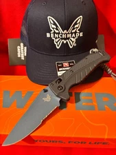 *NEW* BENCHMADE  Adira™ Tempest Gray  Drop-Point- 18060SBT-01 **** FREE HAT ****