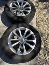 Audi Q5 2013-2016 4 Wheels With Tires Set Lf 18x8 5 Double Spoke 8r0601025ad Audi Q5 2013-2016 4 Wheels With Tires Set Lf 18x8 5 Double Spoke 8r0601025ad