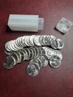 1962 BU Silver Washington Quarters, Full Roll 40 Count.