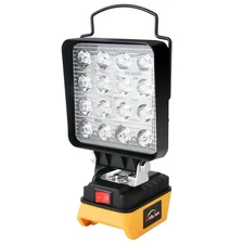 LED Work Light for Dewalt 20V Max Battery 6500K Cordless Flashlight w/Dual USB
