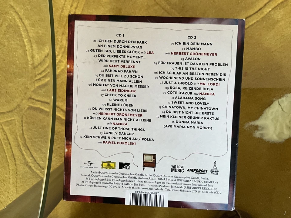 Max Raabe - MTV Unplugged von Raabe,Max | CD | Zustand neuwertig - Bild 2 von 3